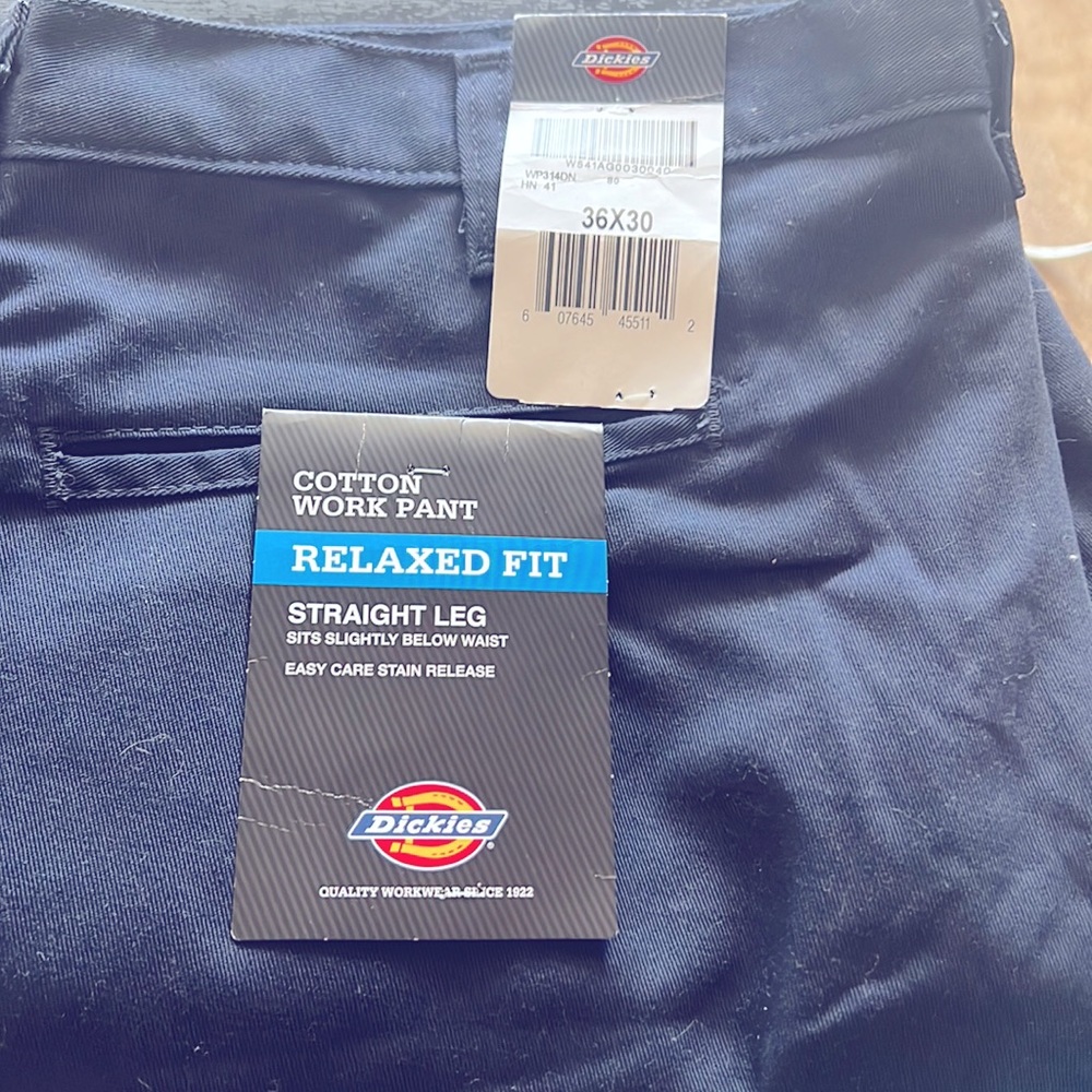 Brand new dickies mens cotton work pants 36x30
